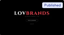 LOVBRANDS front-page preview