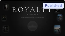 Royalty Couture front-page preview